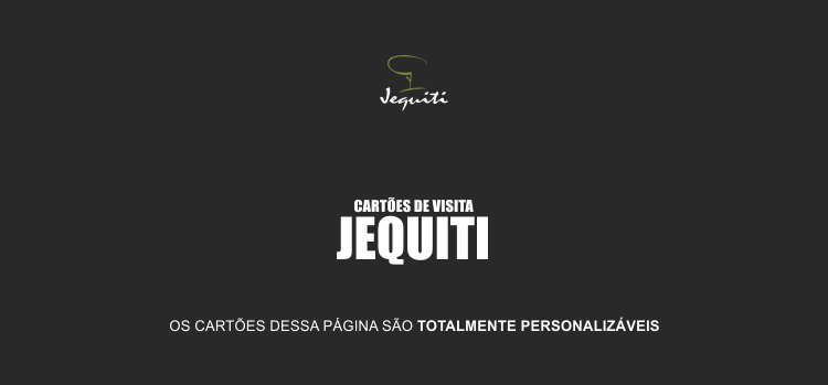 Cartão de Visita Jequiti (2 Modelos de Cartões Profissionais)