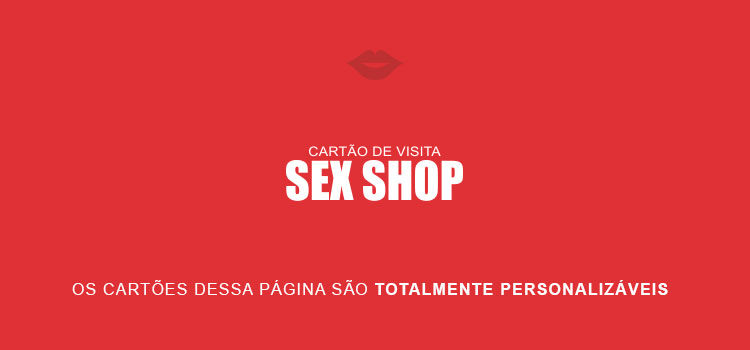 Cartão De Visita Sex Shop 2 Modelos De Cartões Bonitos 8041