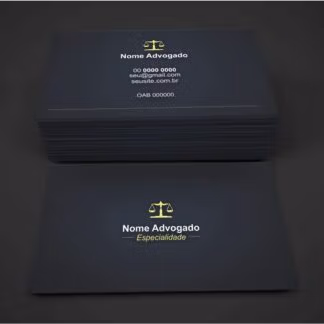 Cartão de Visita Advogado - Modelo 02