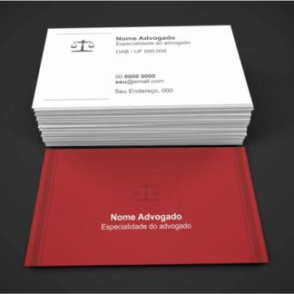 Cartão de Visita Advogado - Modelo 03