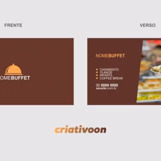 Cartão de Visita Buffet - Modelo 02