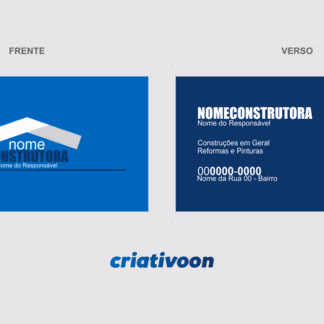 Cartão de Visita Construtora - Modelo 02