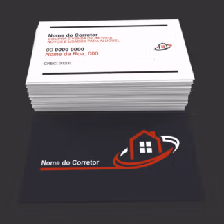 Cartão de Visita Corretor de Imóveis - Modelo 03