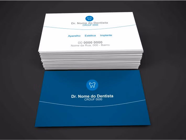 cartão de Visita Dentista - Modelo 02