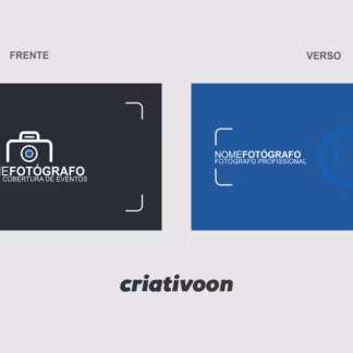 Cartão de Visita Fotógrafo - Modelo 02