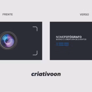 Cartão de Visita Fotógrafo - Modelo 03