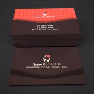 cartão de visita confeitaria - modelo 03