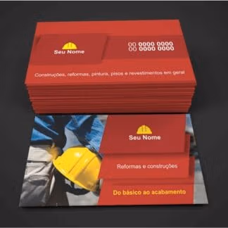 cartão de visita pedreiro - modelo 02