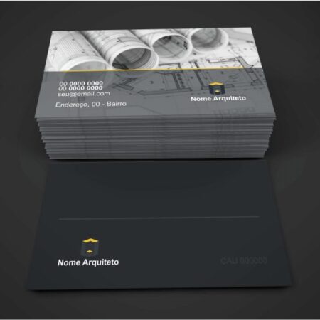 cartão de visita arquiteto - modelo 01