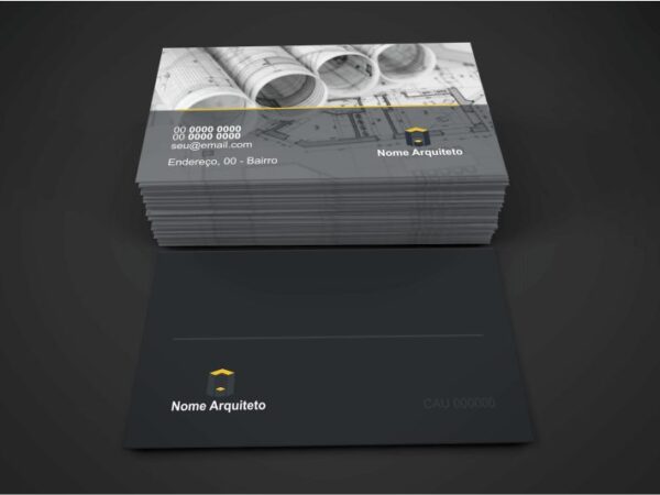 cartão de visita arquiteto - modelo 01