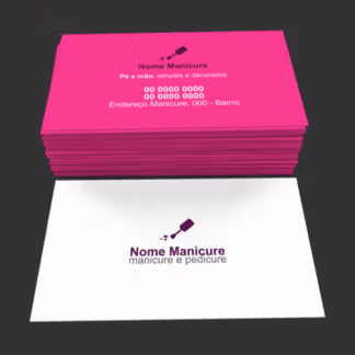 cartão de visita manicure - modelo 03