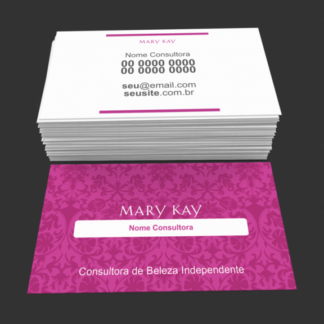 cartão de visita mary kay - modelo 04