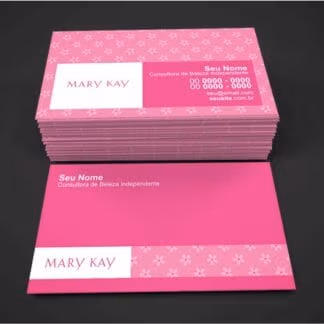 cartão de visita mary kay - modelo 01