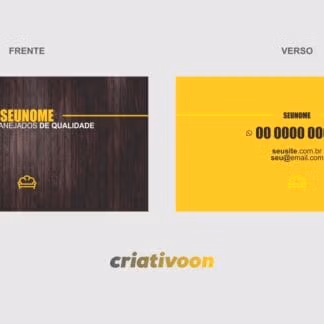 cartão de visita móveis planejados - modelo 01