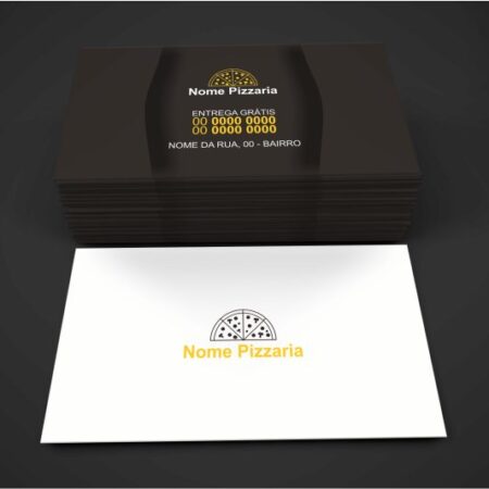 cartão de visita pizzaria - modelo 01