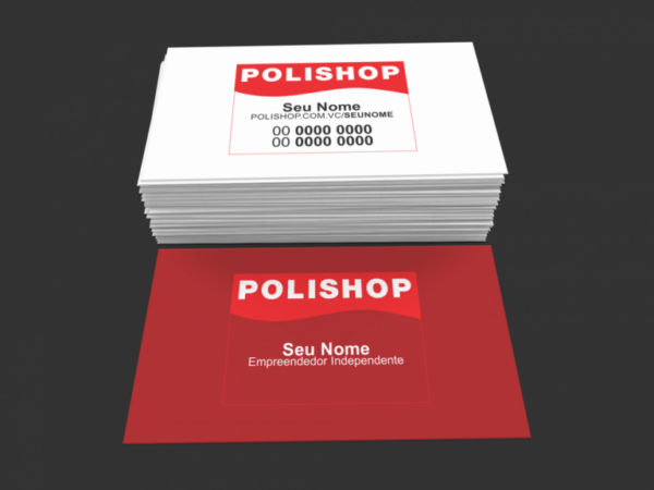 cartão de visita polishop - modelo 01