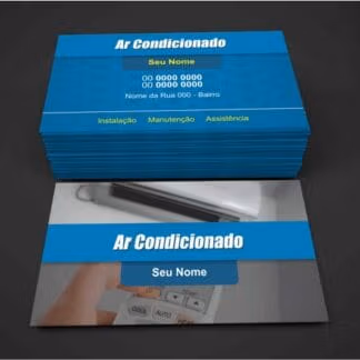 cartão de visita ar condicionado - modelo 01
