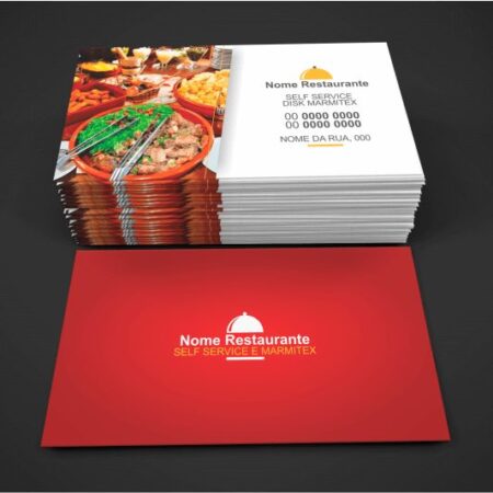 Cartões restaurante e marmitex