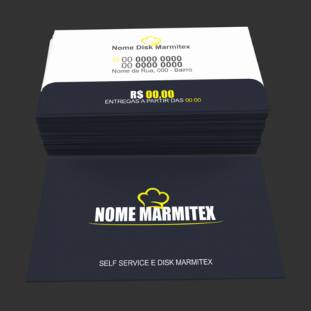 Cartões restaurante e marmitex - modelo 03