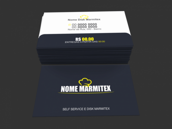 Cartões restaurante e marmitex - modelo 03