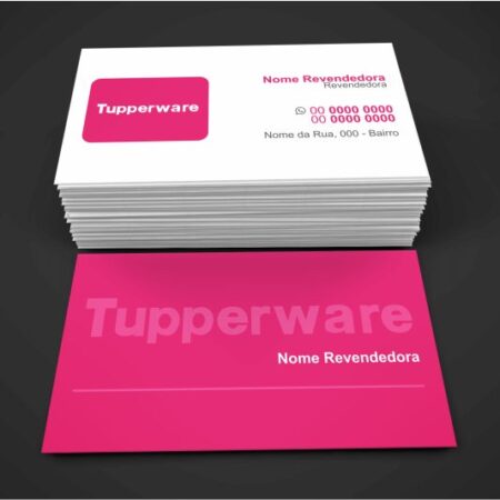 Cartão de Visita Tupperware - modelo 01