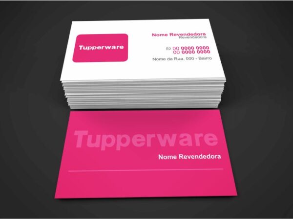 Cartão de Visita Tupperware - modelo 01