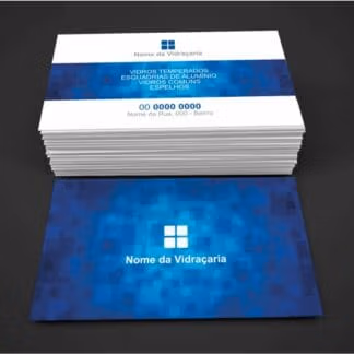 cartão de visita vidraçaria - modelo 01