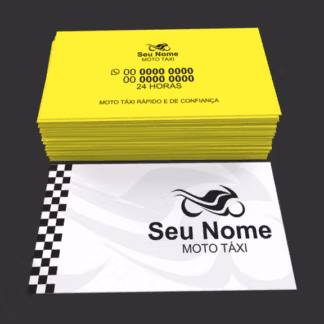 cartão de visita taxista - modelo 03