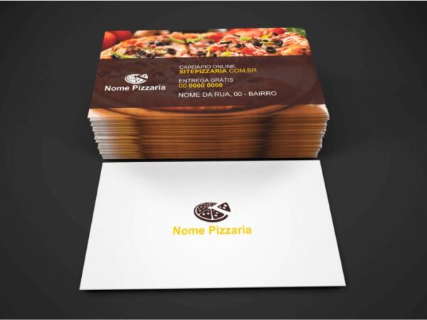 cartão de visita pizzaria - modelo 02