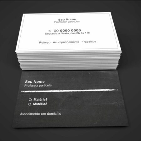 Cartão de Visita Professor Particular - modelo 02