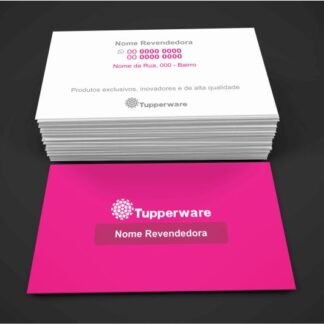 Cartão de Visita Tupperware - modelo 02