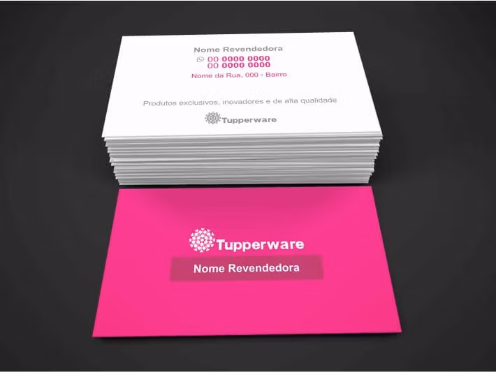 Cartão de Visita Tupperware - modelo 02