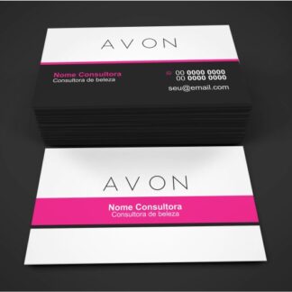 cartão de visita avon -modelo 02