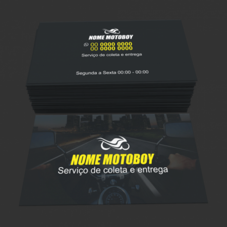 Cartão de visita Mototaxi e motoboy - modelo 05