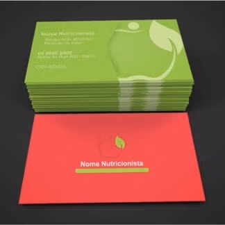 cartão de visita nutricionista - modelo 02