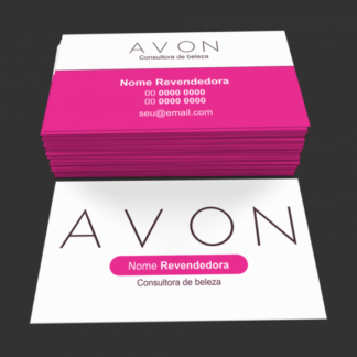 cartão de visita avon - modelo 01