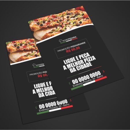 panfleto pizzaria - modelo 03