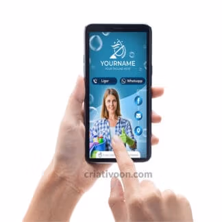 Cartão de Visita Virtual Diarista