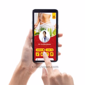 Cartão de Visita Virtual Nutricionista